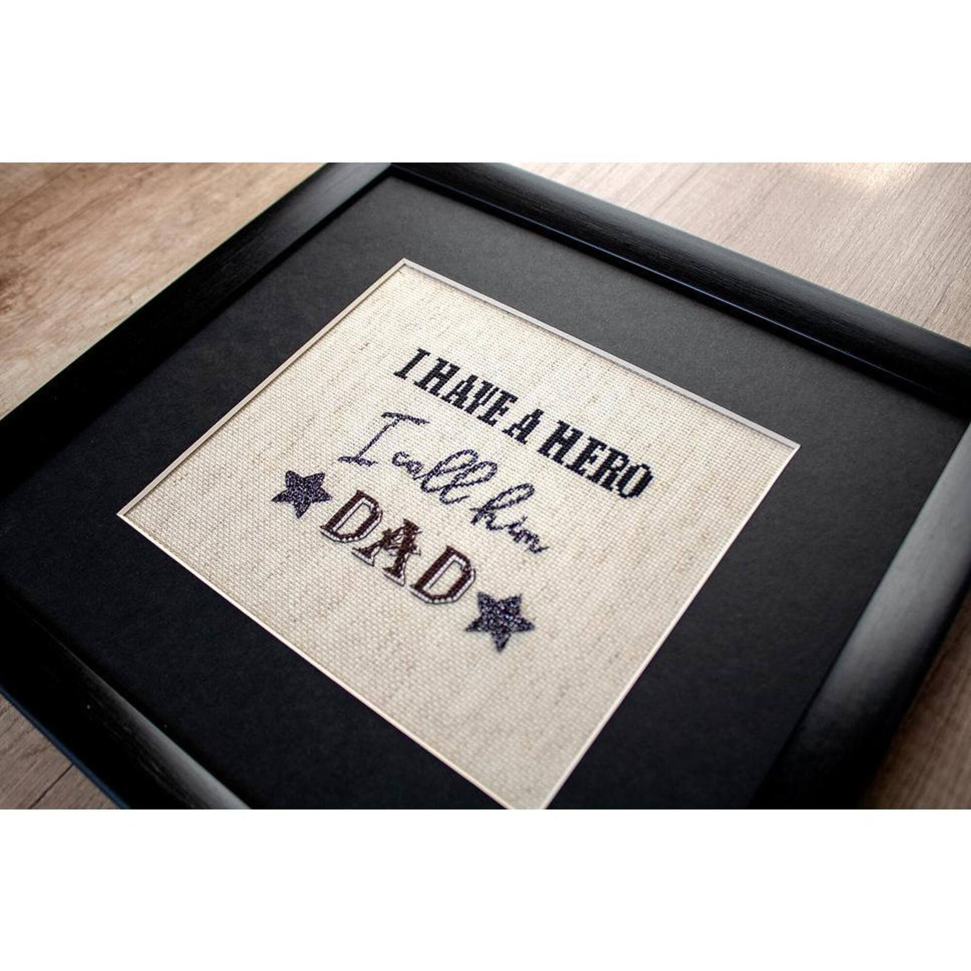 LetiStitch Counted Cross Stitch Kit Father's day gift